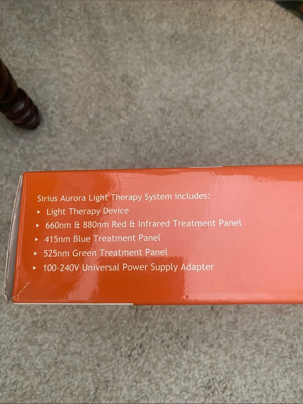 Aurora light therapy device